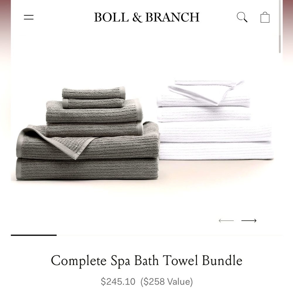 Complete spa bath towel bundle brand new